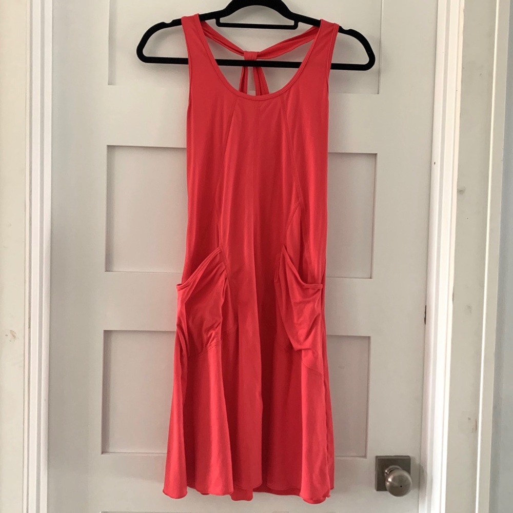 Lole deep coral athletic dress size small